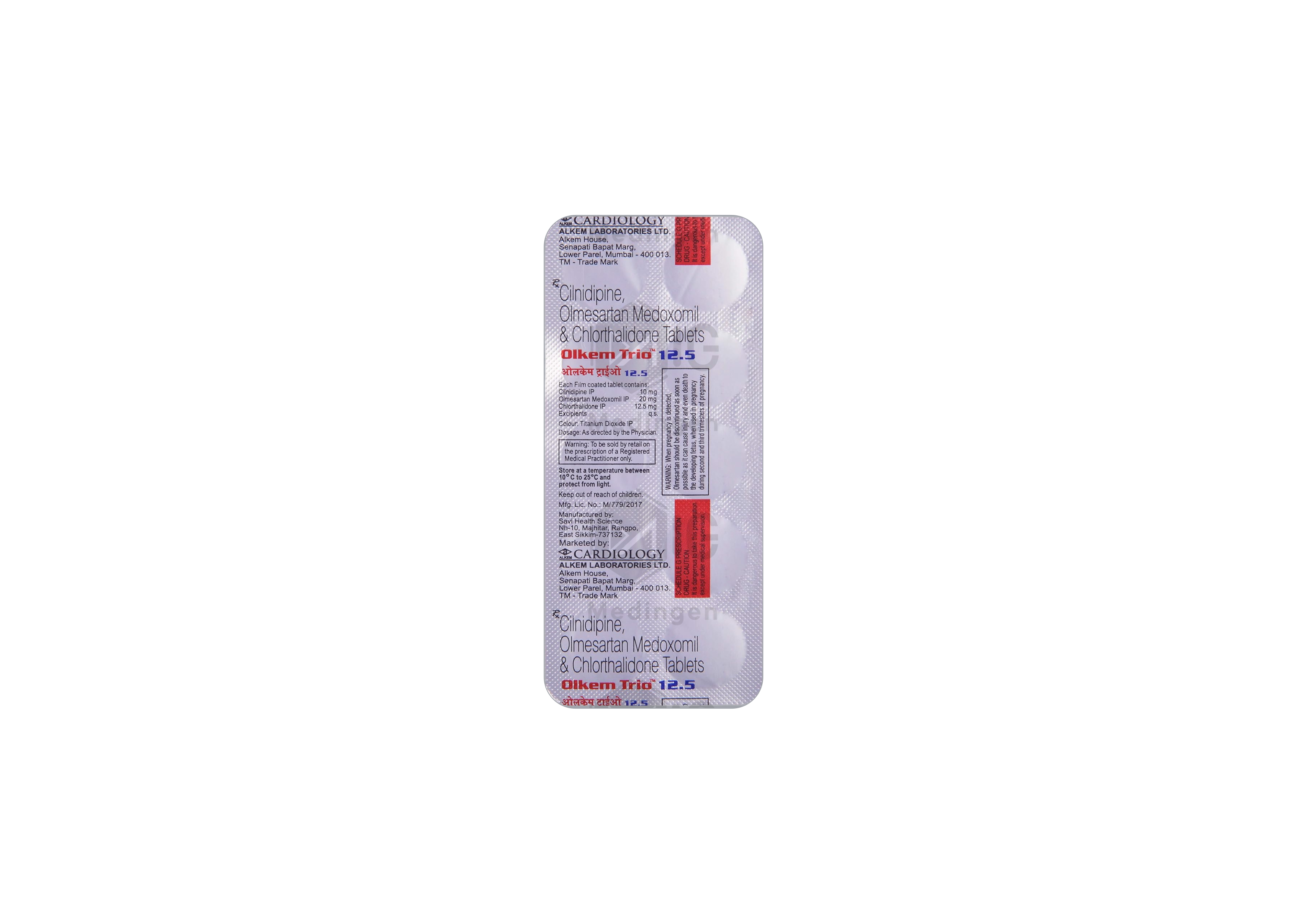 OLKEM TRIO 12.5MG